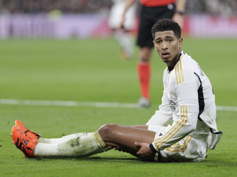 Jude Bellingham kann sich über sein Tor nicht freuen.