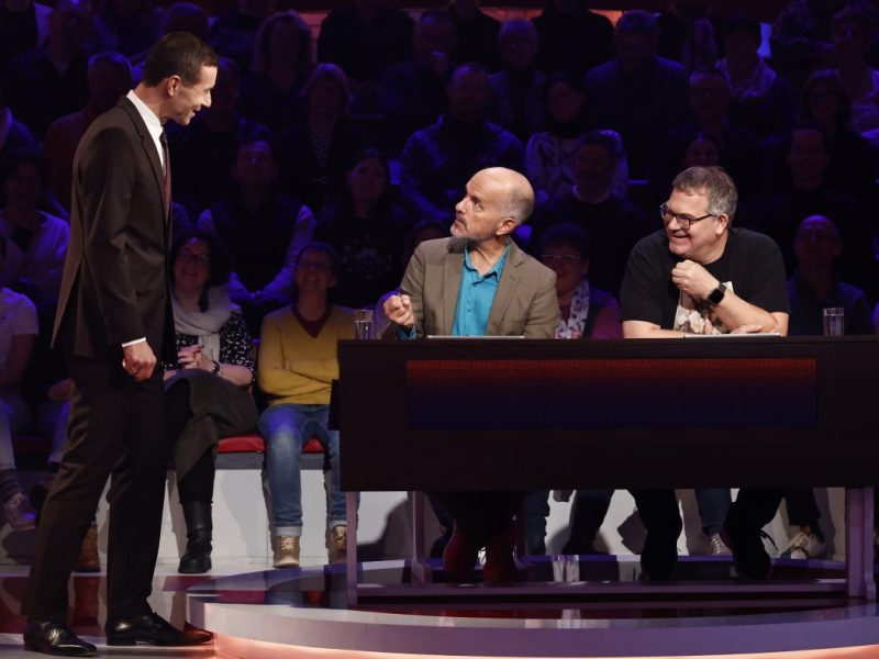 „Wer weiß denn sowas?“: Moderator Kai Pflaume erwischt Kandidat Christoph Maria Herbst kalt.