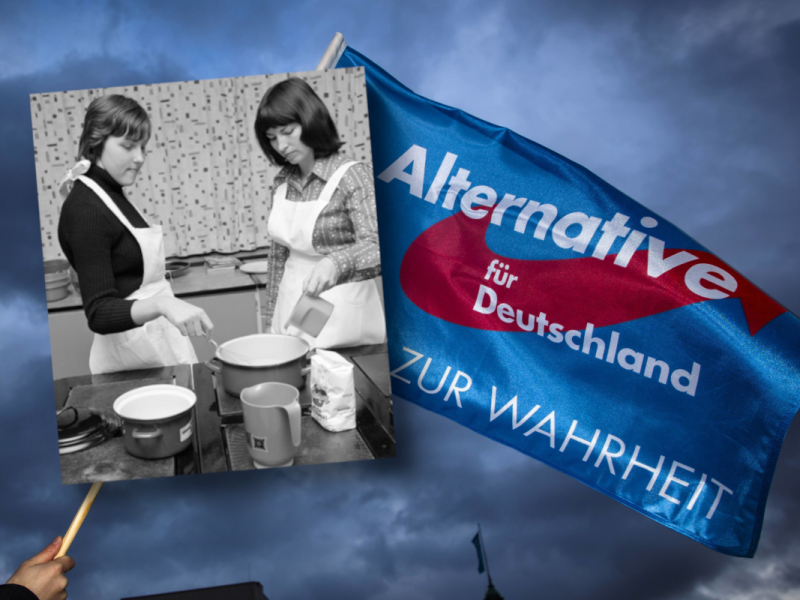 AfD: Frauen in Sorge vor der Partei.