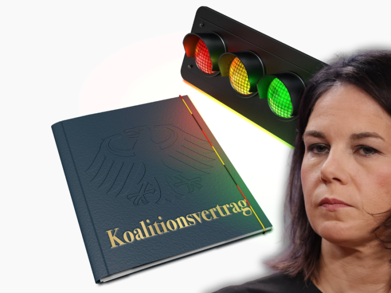 Mit der Waffenzusage widerspricht Annalena Baerbock dem Koalitionsvertrag.