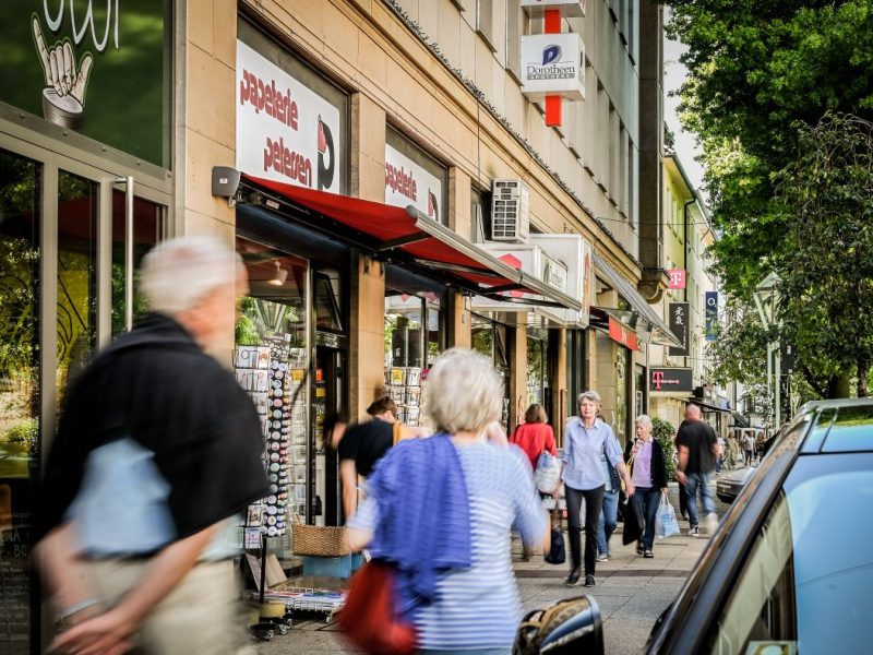 In Essen muss ein Café auf der 