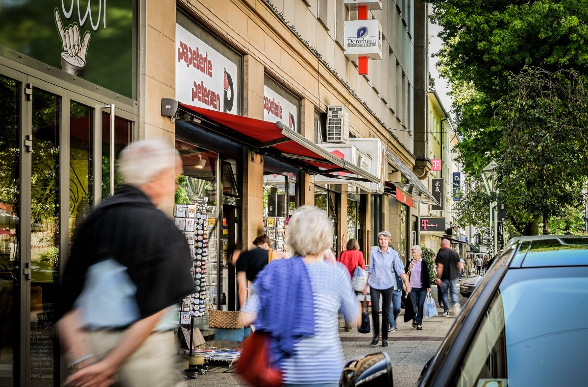 In Essen muss ein Café auf der 