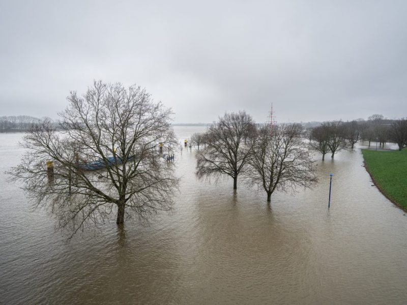 Hochwasser in Duisburg: Stadt bestraft schaulustige Touristen