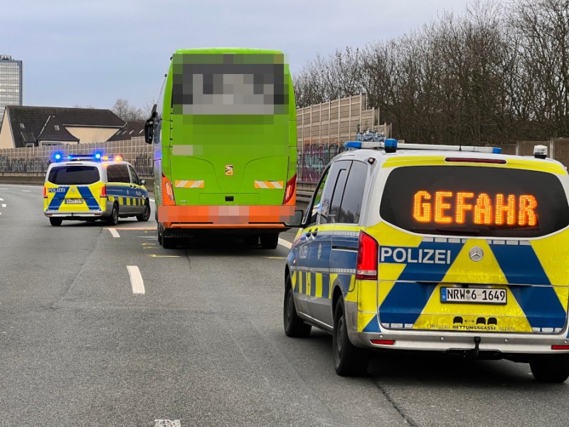 Tödlicher Unfall auf der A59 in Duisburg.