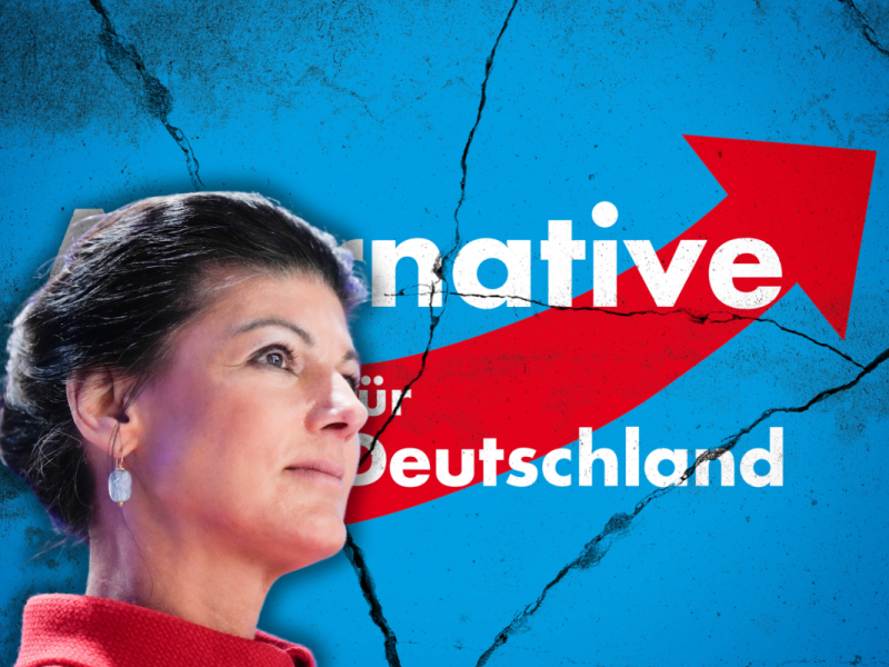 Die AfD verliert immer mehr Prozente, die BSW von Wagenknecht legt dagegen zu.
