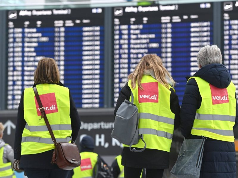 Flughafen Streik Verdi