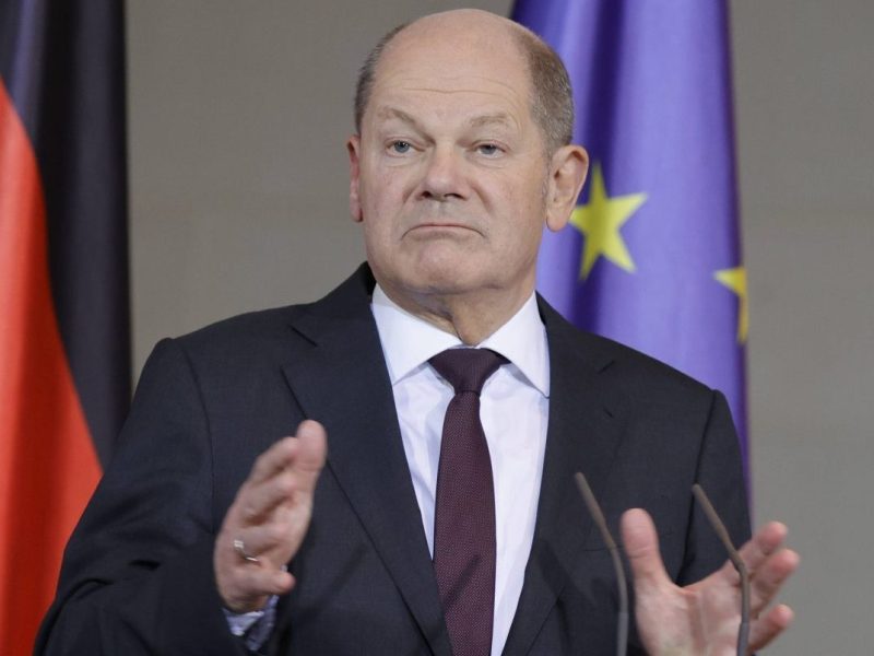 Kanzler Scholz privat.