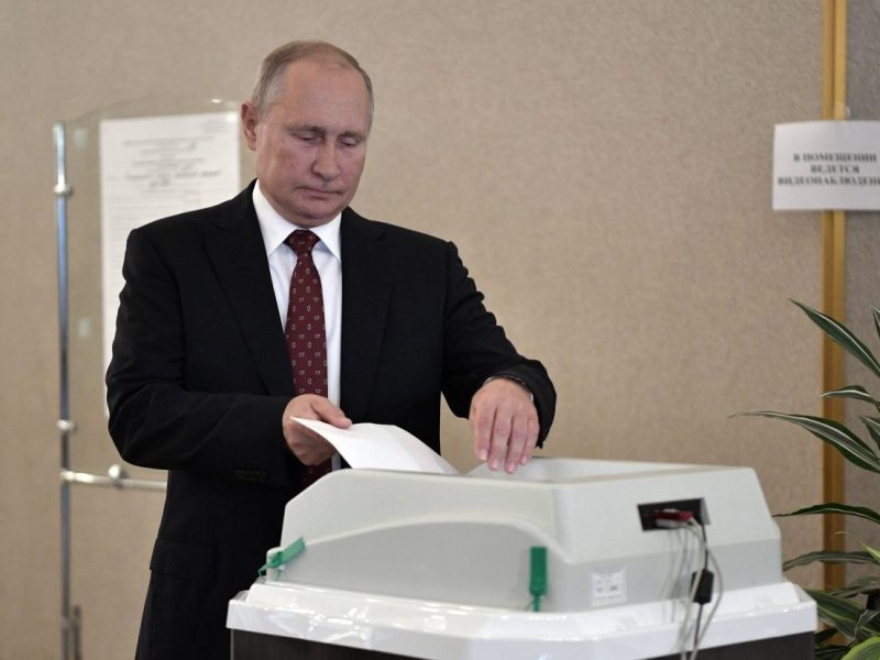 Der Gewinner steht schon vorher fest: Putin.