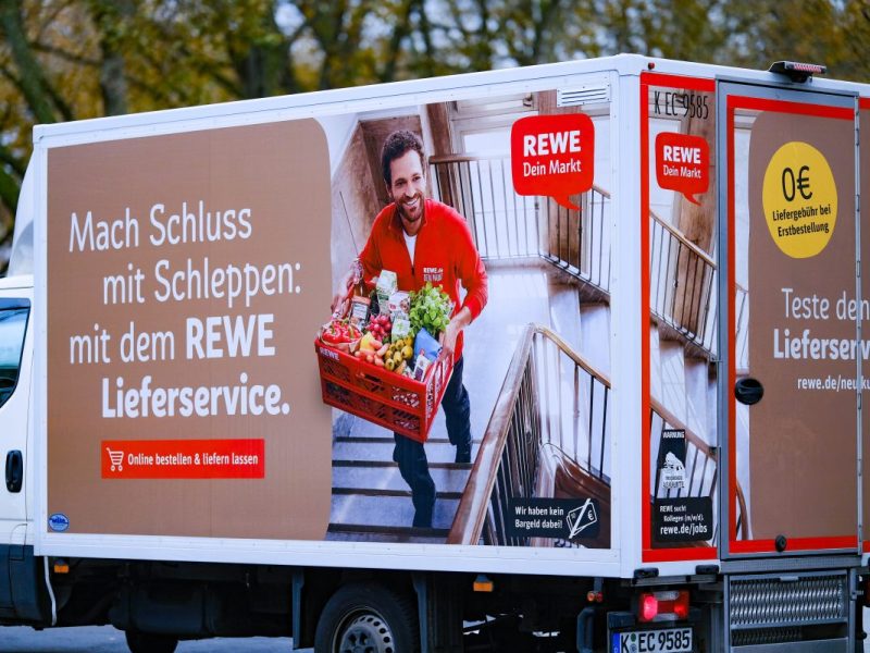 Der Lieferdienst von Rewe hat viele Konkurrenten.