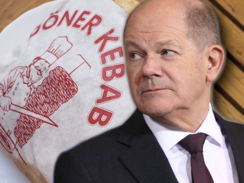 Kanzler Scholz und der Dönerpreis.