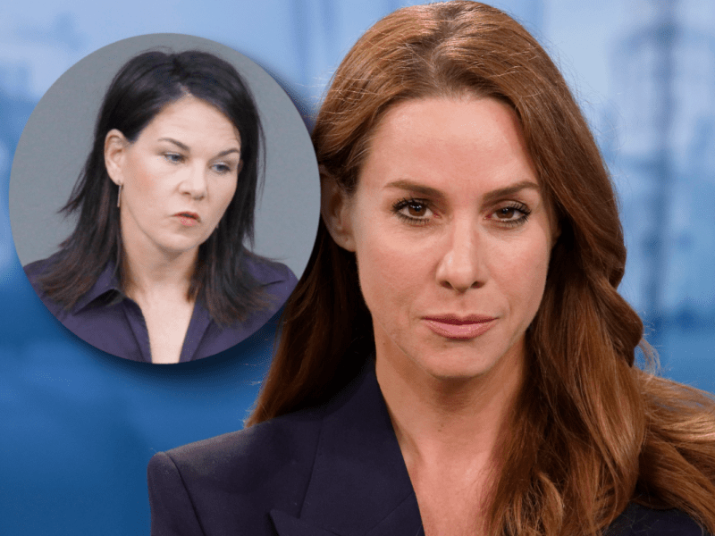 Schelte für die Außenministerin bei Caren Miosga.