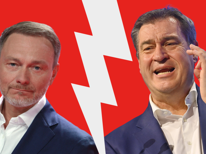 Markus Söder stellt sich Koalitionen nach der Bundestagswahl 2025 nicht mit Schwarz-Gelb und den Grünen vor. Er liebäugelt in eine ganz andere Richtung.
