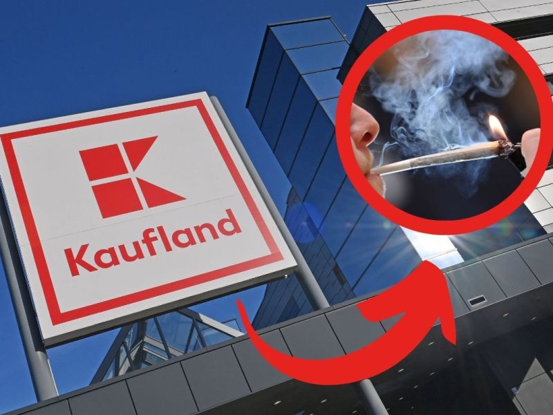 Dürfen Kunden bei Kaufland kiffen?