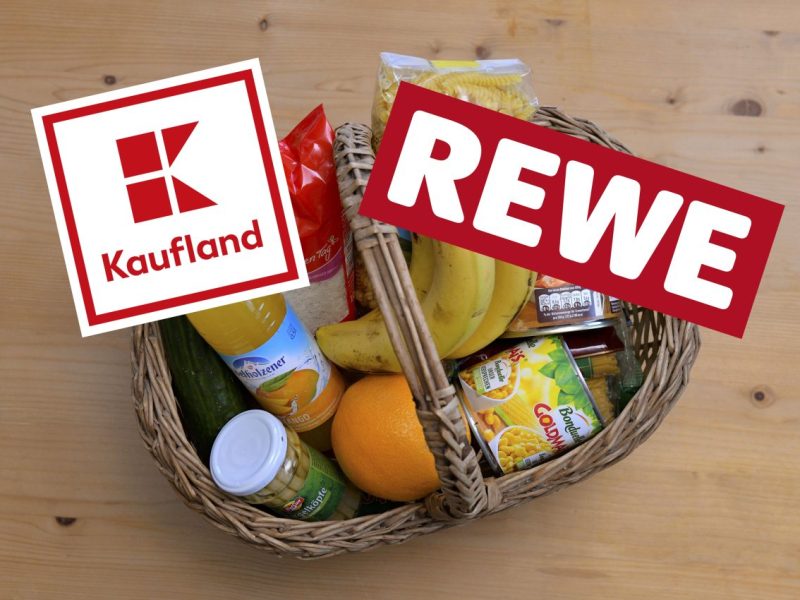 Kunden von Rewe, Kaufland und Co. sind überrascht über teure Preise trotz schrumpfender Inflation.