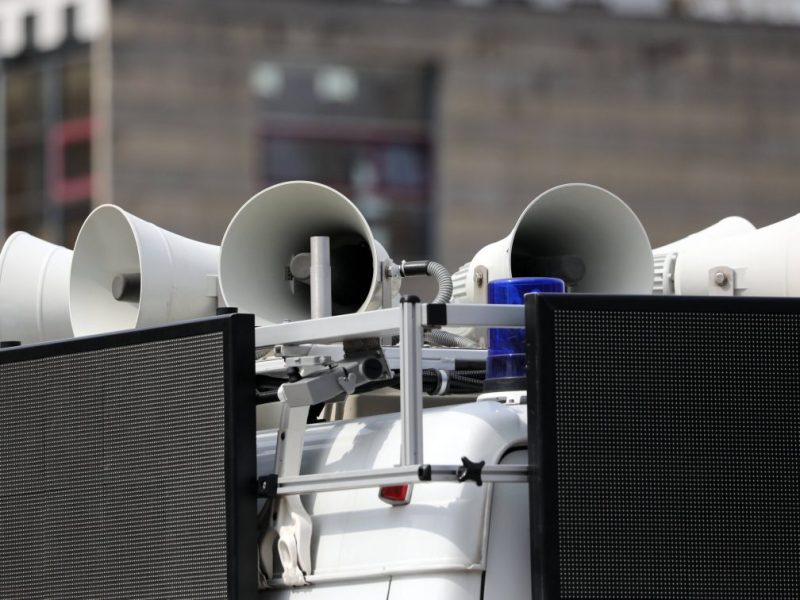 Essen: In Rüttenscheid kam es am Samstag zu seltsamen Lautsprecherdurchsagen.