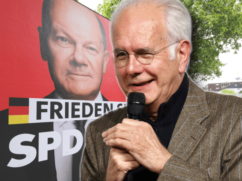 Harald Schmidt redet positiv über Kanzler Scholz.