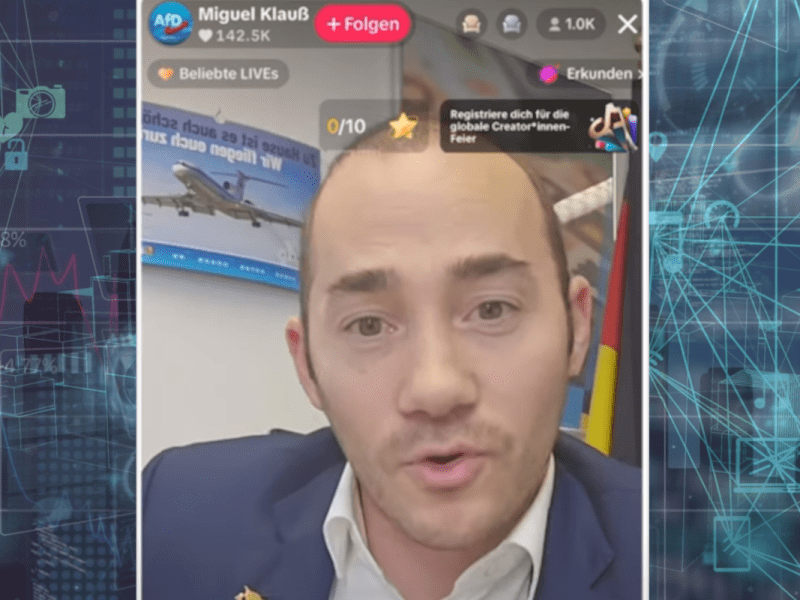 AfD-Star auf TikTok: Miguel Klauß