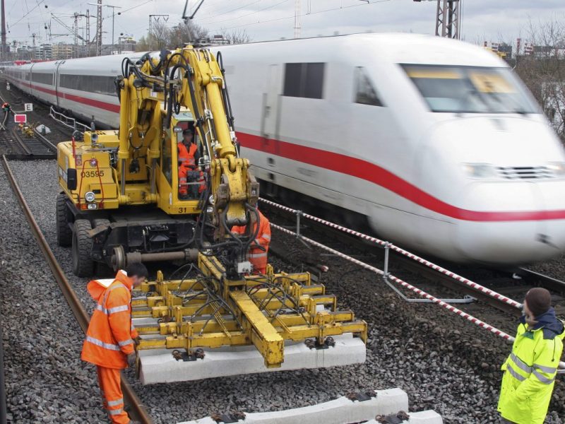 Viele Baustellen bei der Deutschen Bahn in diesem Sommer.