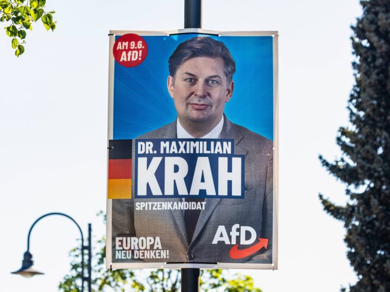 Maximilian Krah, der Spitzenkandidat der AfD .Maximilian Krah, der Spitzenkandidat der AfD .