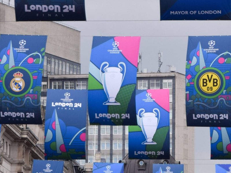 Das Finale zwischen Borussia Dortmund und Real Madrid steigt in London.