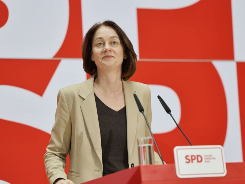 Katarina Barley bei einer Partei-Veranstaltung der SPD.