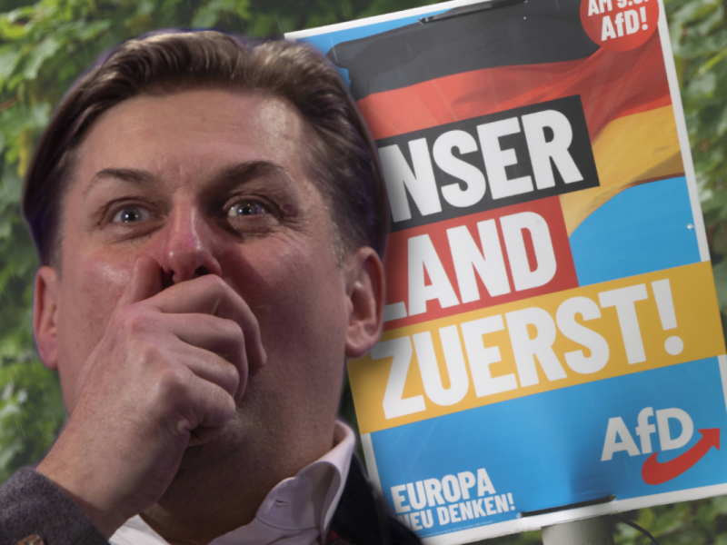 Die AfD wirbt für einen 