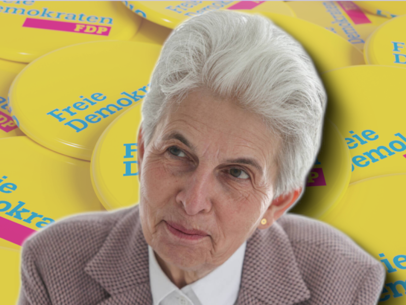 Die FDP will bei der Europawahl von der Popularität von Strack-Zimmermann profitieren.