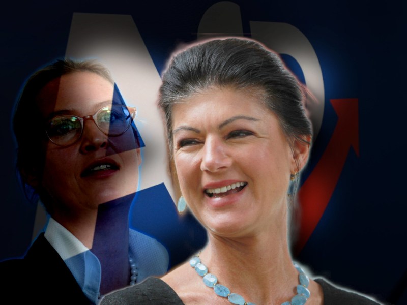 Die Europawahl ist die Feuertaufe für das BSW. Ein hoher Prozentsatz steht in Aussicht, die Wähler flüchten vor der AfD.