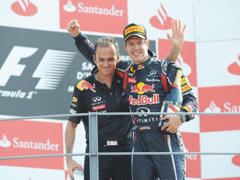 Sebastian Vettel und Stefano Sordo jubelten gemeinsam in der Formel 1.