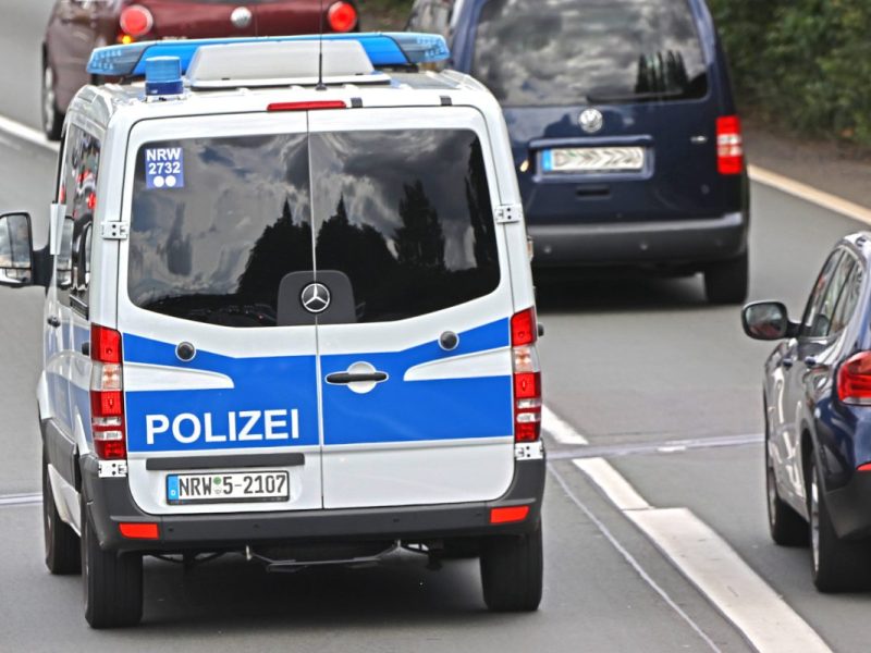 A40 in NRW: Ein Georgier wurde vor dem EM-Spiel von der Polizei angehalten.