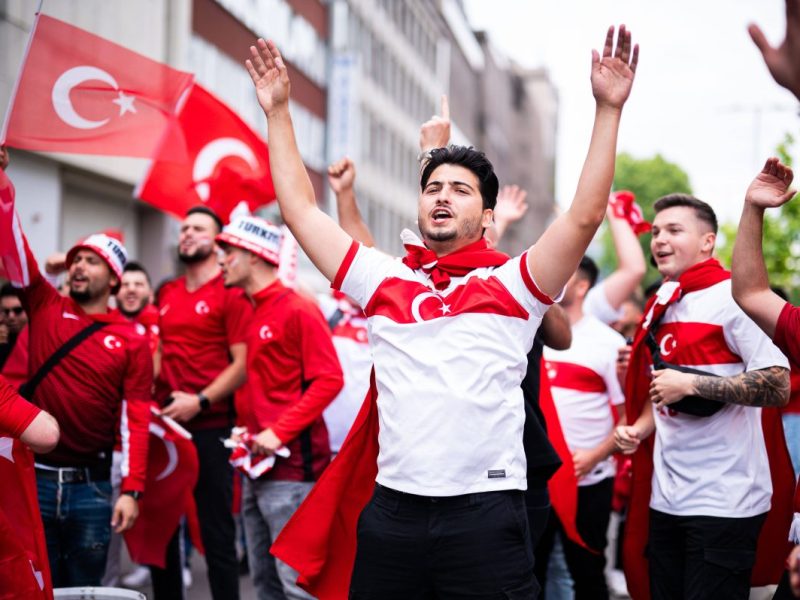 Die stolzen Türken bei der EM 2024.