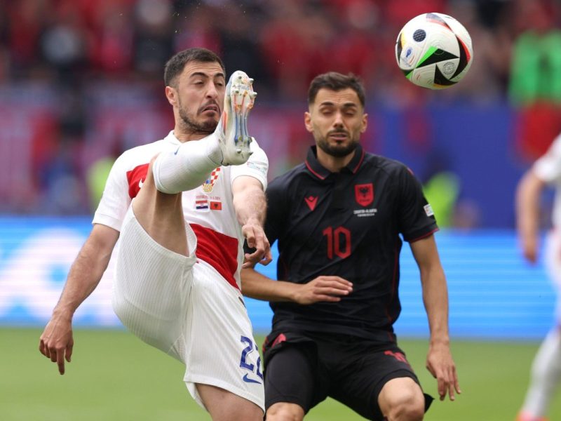 Kroatien gegen Albanien sorgt bei den Fans für staunende Gesichter.