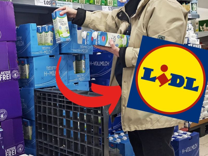 Was hat es mit dieser Milch von Lidl auf sich?