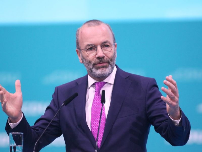 Manfred Weber beim 36. Parteitag der CDU Deutschlands in Berlin.