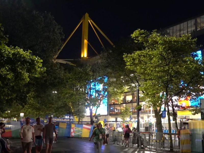 In Dortmund kam es bei dem Deutschland-Spiel zu brenzligen Szenen