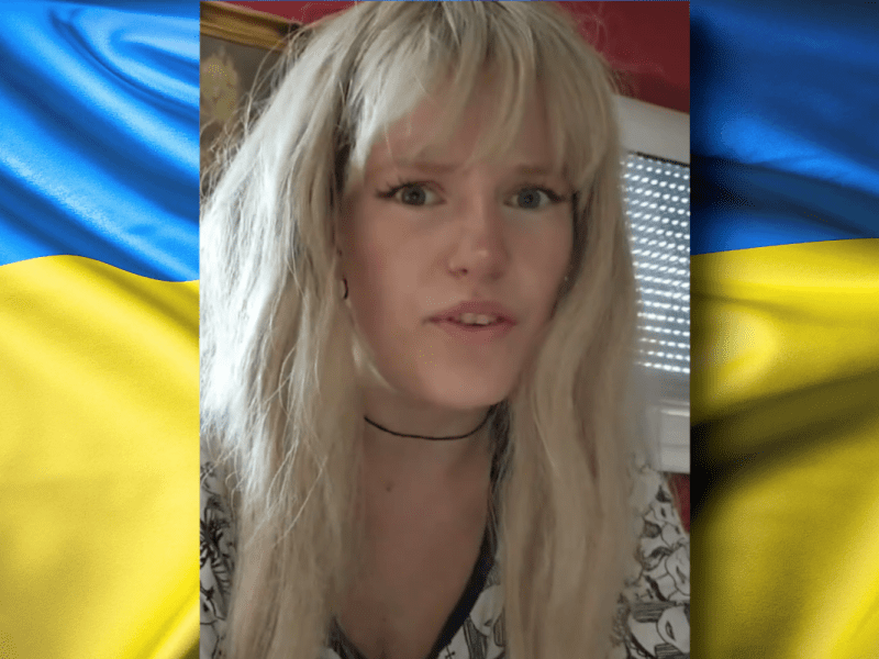 TikTok-Video über Ukraine bei der EM.