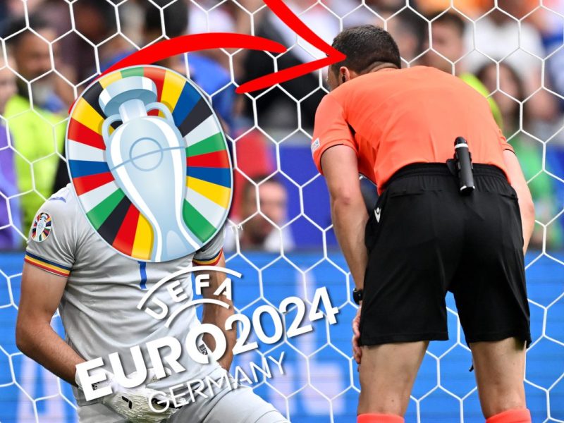 Pikante Schiedsrichter-Entscheidung im EM-Halbfinale.