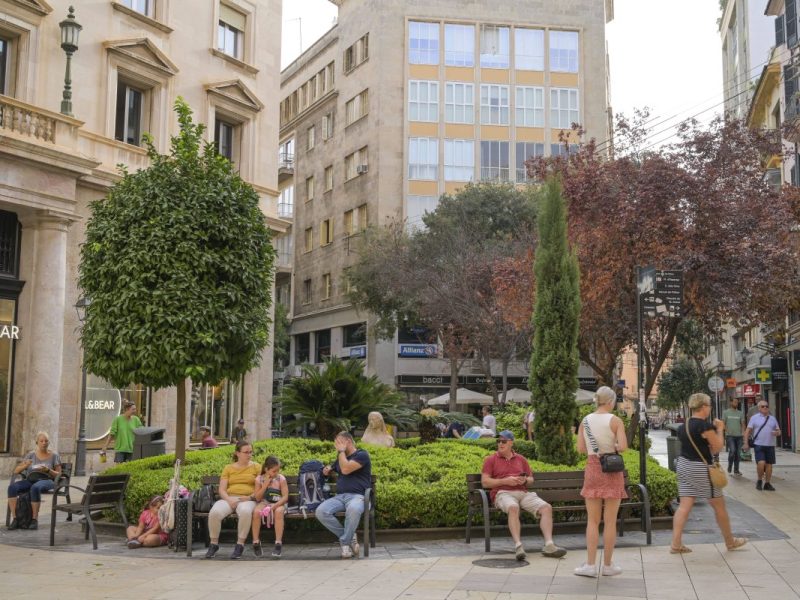 Symbolbild Das Stadtzentrum von Palma de Mallorca.