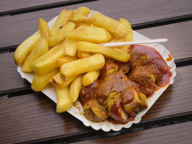 Ein Mann in Oberhausen entdeckt diese unschöne Nachricht des bekannten Imbisses