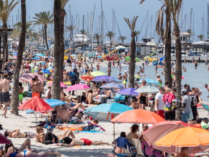 Derzeit machen sehr viele Menschen Urlaub auf Mallorca.