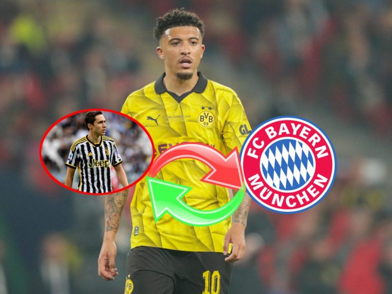 Wie sieht die Zukunft von Ex-BVB-Star Jadon Sancho aus? Es scheint derzeit völlig offen. Plötzlich kommt der FC Bayern ins Spiel.
