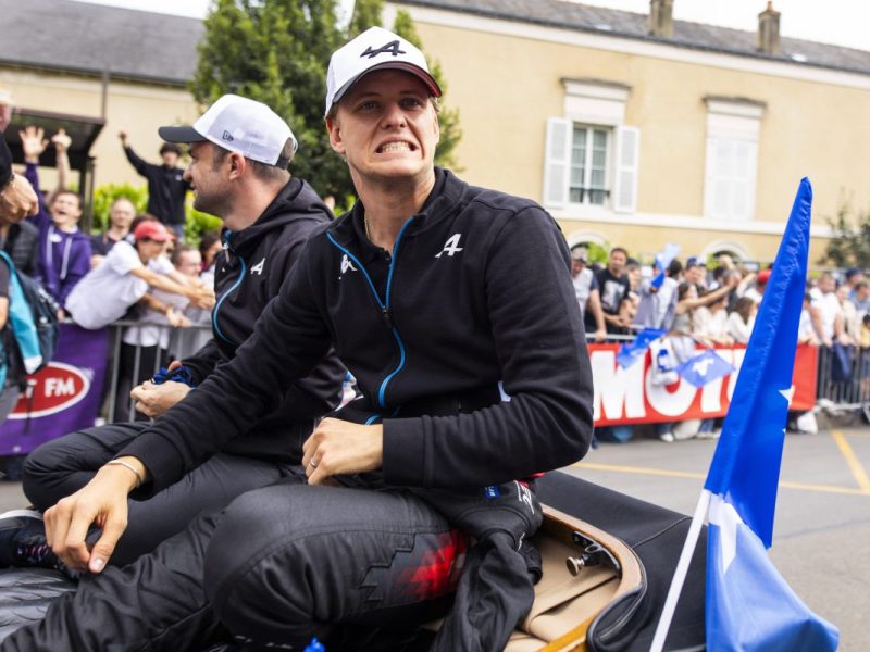 Mick Schumacher musste kurz mal zittern.