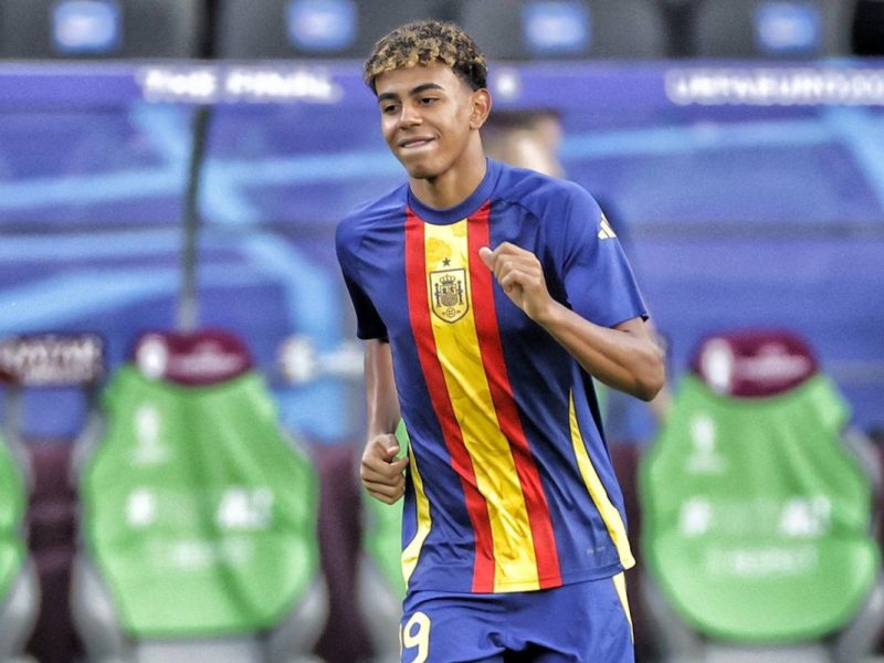 Lamine Yamal bricht bei Spanien - England den nächsten Rekord.