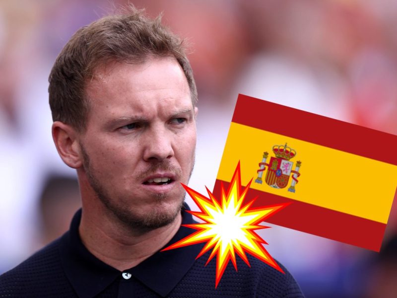 Auf Julian Nagelsmann sind die Spanier nicht gut zu sprechen.