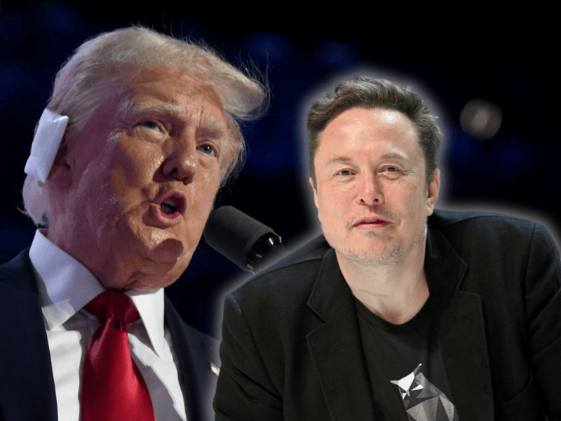 Elon Musk unterstützt Trump mit einem ordentlichen Sümmchen.
