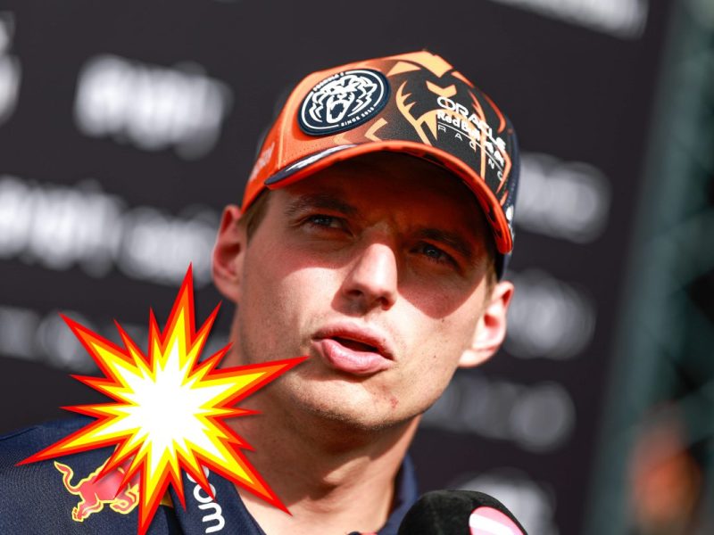 Formel 1: Max Verstappen hat genug gehört.