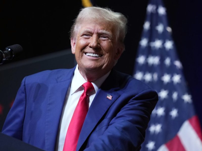 Bei einer Wahlniederlage will Donald Trump die USA verlassen.