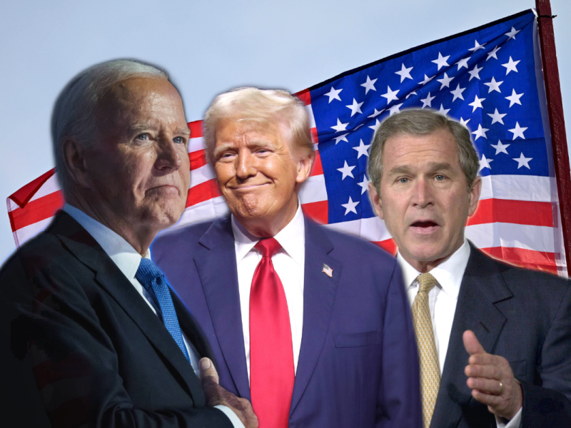 Im Rennen um die US-Wahl haben fast schon traditionell die alten weißen Männer das Sagen.