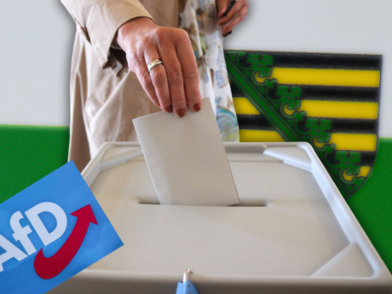 Bei der Sachsen-Wahl könnten die ersten Zahlen erschrecken: Die AfD scheint zu dominieren. Doch die Erklärung ist simpel.