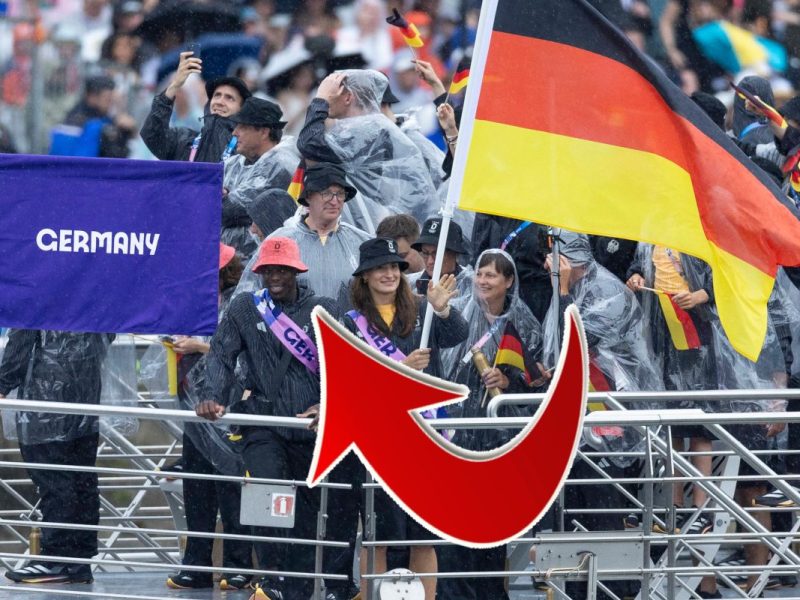 Olympia: Beim Auftakt waren Dennis Schröder und Anna-Maria Wagner als Fahnenträger im Einsatz.